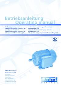 Betriebsanleitung Drehstrommotoren